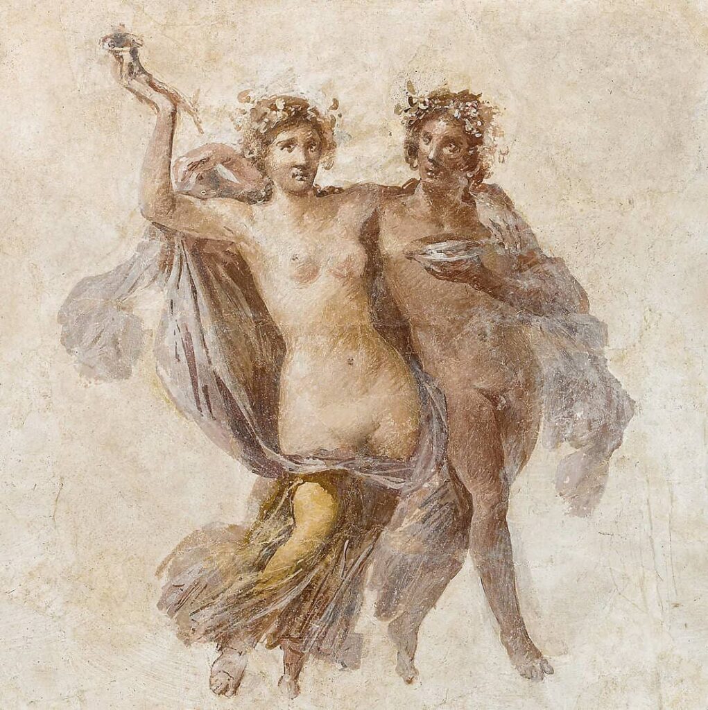 Fresco de Dionisio y Ariadna getty-villa